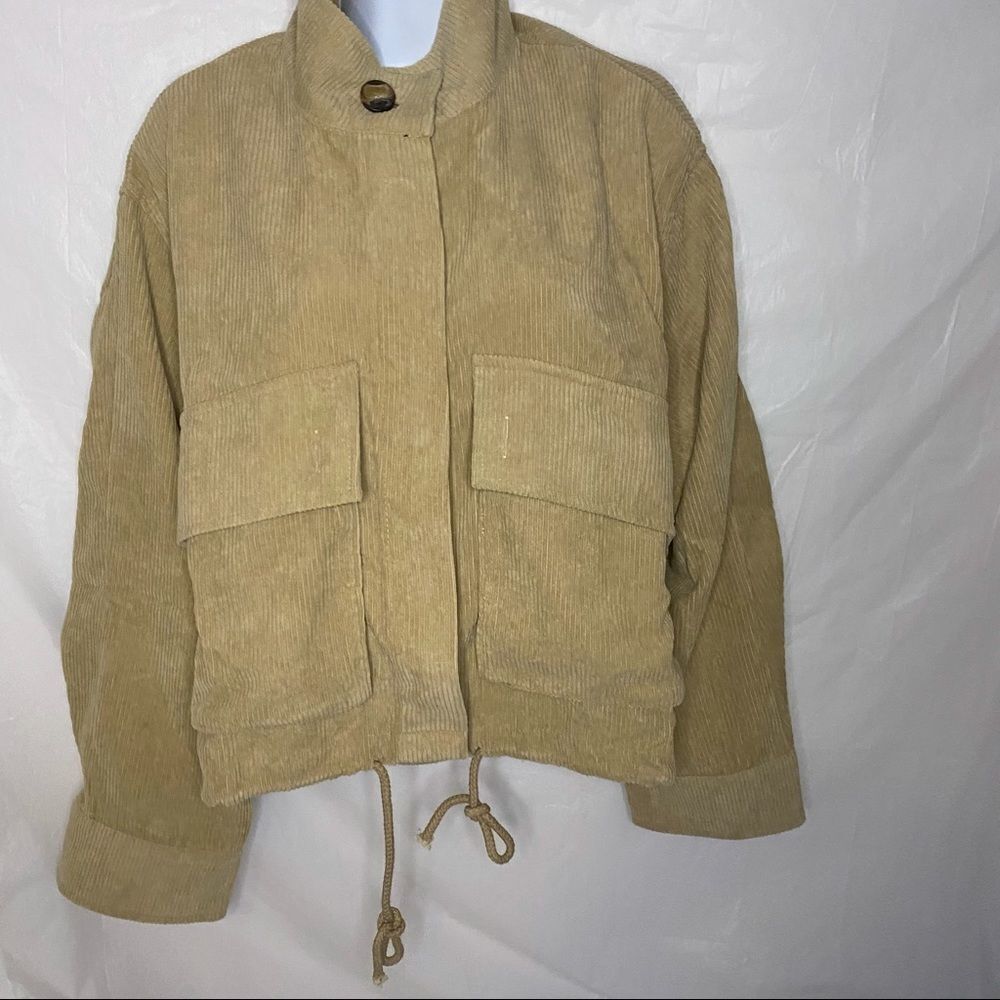 HYFVE Khaki Corduroy Jacket Size L